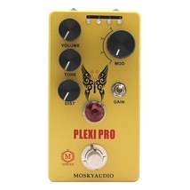 Mosky Plexi Pro Distortion Pedal with Mode/Volume/Tone/DIST/Gain Button Controll - £39.00 GBP