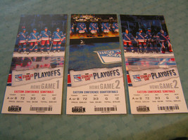 2008 NEW YORK RANGERS NHL STANLEY CUP PLAYOFFS TICKET STUBS LOT OF (3) - £15.60 GBP