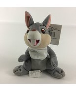 Disney Store Bambi Thumper 6&quot; Plush Bean Bag Stuffed Animal Toy Bunny Ne... - $13.42