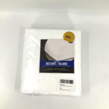 New Utopia Premium Bed Skirt Valance Full White Brushed Microfiber Bed S... - $12.86