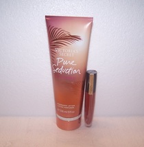 Victoria&#39;s Secret Pure Seduction Sunkissed Lotion w L&#39;oreal Empowered Lip Stain - £13.74 GBP