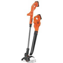 Black + Decker-20V 10&quot; Trimmer/Edger &amp; Hard Surface Sweeper cordless tri... - £114.17 GBP