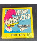 Woody Woodpecker Witch Crafty 8mm Movie B &amp; W Headline Super 8 Vintage  - £7.43 GBP