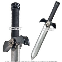19&quot; Black Demon Foam Dagger LARP Latex Short Sword Video Game Weapon Cosplay - £17.76 GBP