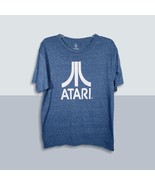 Classic Atari Logo T-Shirt Blue Size Medium - $25.73