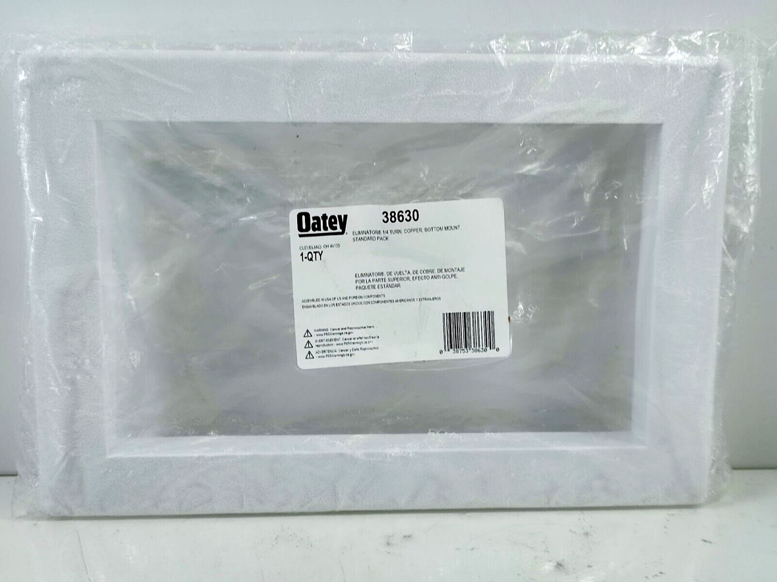 Primary image for Oatey The Eliminator 1/4 Turn, Copper Outer Bottom Mount Standard Pack 38630