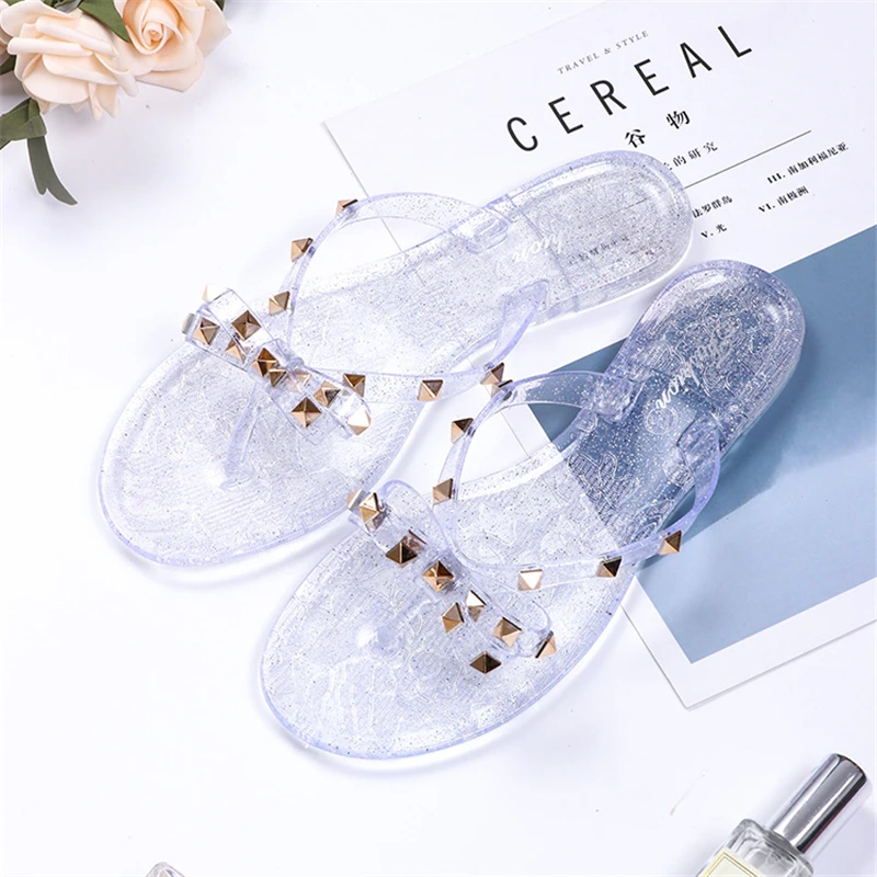 Women&#39;s shoes 2024 new willow nails flip flops summer cross-border explosion-pro - $45.33