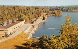 Wellston Michigan Vista Da Sopra Tippy Dam ~ North Di M-55 Cartolina 19659 - £7.82 GBP