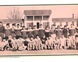 YMCA Boys Football Teams Scene Postcard Highland Park Texas - £10.90 GBP