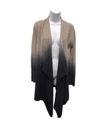 BAREFOOT DREAMS Gray Super Soft Long Cardigan Sweater Size S / M open bamboo - $56.04