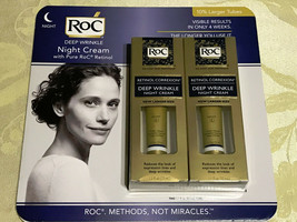 RoC Retinol Correxion Deep Wrinkle Night Cream 2-Pack of 1.1 Oz Each Tube Larger - £74.14 GBP