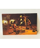Postcard vtg Antique Ephemera Post Card Native Village Chief House Nude ... - £13.20 GBP