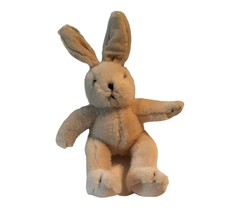 Light Beige Sitting Easter Bunny Rabbit 10&quot; Corduroy Ears Vtg - £10.28 GBP