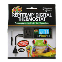 Zoo Med Reptitemp Digital Thermostat: Precise Temperature Control for Terrariums - £47.55 GBP+