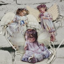 Bradford Editions Heavens Little Angels Ornaments Garden Miracle Loving Kind  - £14.79 GBP