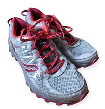 Saucony Excursion TR13 Trail Shoe Women’s size 9 Gray/ Red - £15.59 GBP