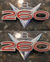 Lot 2 Used Ford 1960S Falcon Fairlane Comet 260 V8 Engine Fender Emblems - £44.73 GBP