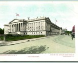 US Treasury Building Washington DC Howard Grey Douglas UNP UDB Postcard H10 - $3.91