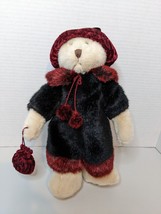 Russ Berrie Larisa Teddy Bear Standing Plush Stuffed Animal Matching Hat... - $16.83