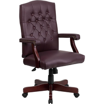 Martha Washington Burgundy LeatherSoft Executive Swivel Office Chair - $383.39+