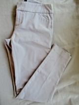 Cynthia Rowley pants skinny   flat front Size 2 gray  inseam 27&quot; cotton ... - $16.61