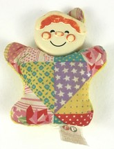 Fisher Price 652 Clown Plush Stuffed Terry Cloth Rattle Baby Toy Vintage... - £11.81 GBP