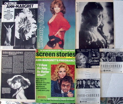 ANN-MARGRET ~ Twenty-One (21) Color, B&amp;W Clippings, Articles, PIN-UPS 1965-1998 - £5.91 GBP