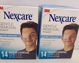 2 pks 3M Nexcare Gentle Removal EYE PATCHES 14 ct Regular Size Patches 0... - $14.84