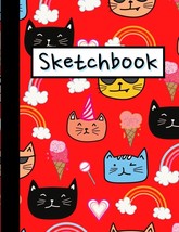 Kitty Tales Sketch Book: 100 Pages 8.5 x 11 Sketchpad - Large Notebook f... - $19.79