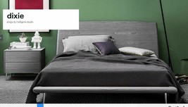 Calligaris Queen Dixie Bed In Grey Veneer Finish - HEADBOARD ONLY - $198.00