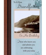 To A Dear Grandfather On His Birthday - Birthday Greeting Card - 06564 - $2.79