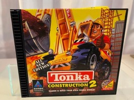 Tonka Construction 2 PC CD Rom Game Hasbro 1999 Manual Included - £6.30 GBP