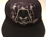 STAR WARS HAT Darth Vader &amp; Storm Troopers Black Hat Snap Cap - $14.95