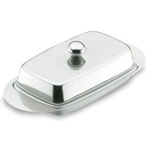 Lacor-62951-BUTTER DISH WITH COVER S/S. 18/10  - £40.22 GBP