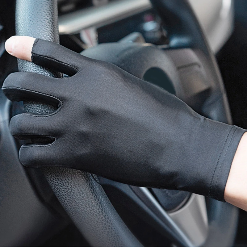 U90C UV Protection Driving Gloves Fingerless Gloves Non Slip Summer Outdoor - £10.33 GBP+