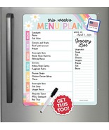 Retro Magnetic Meal Planner | Weekly | Calendar &amp; Planners - $27.15 CAD