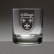 Gillings Irish Coat of Arms Tumbler Glasses - Set of 4 (Sand Etched) - £53.35 GBP