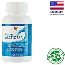 Forever Arctic Sea Omega 3 Fish Oil Cardiovascular Health (120 Softgels) - £22.22 GBP