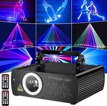 Dj Laser Lights For Party, Professional 3D Animation Rgb Laser Show Proj... - $181.99