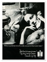 Emeraude by Coty Perfume Hear Your Voice Vintage 1973 Full-Page Magazine Ad - $9.70