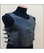 Mens Vrai Noir En Cuir Véritable Corps Armure Vétéran Guerrier Cosplay... - $154.24