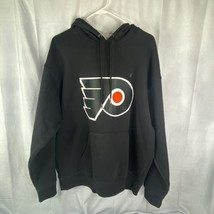 CHAMPION Philadelphia Flyers Black Hoodie Sweatshirt Mens XL NHL EUC CLEAN - £62.28 GBP