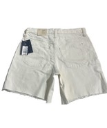Universal Thread Shorts Womens 6 White High Rise Denim Cut Off Raw Edge ... - $19.17 CAD