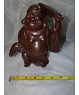 Vintage Japanese Hotei Laughing Buddha Statue with Fan – Tokoname / Yixi... - €225,76 EUR