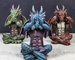 Dungeons And Dragons See Hear Speak No Evil Wise Dragons Set of 3 Figurines - $55.99