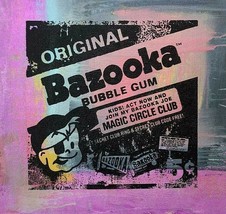 Gail Rodgers-&quot;Bazooka Joe&quot;-Silkscreen &amp; Acrylic Painting/Canvas/Hand Signed/COA - £298.87 GBP