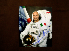 LUCA PARMITANO ASTEMIS NASA ASTRONAUT SIGNED AUTO COLOR 8 X 10 PHOTO BAS... - £118.69 GBP