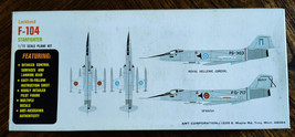 amt Hasegawa Lockheed F-104 Starfighter 1:72 Scale Airplane Model Kit-NEW - $21.85