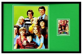 The Brady Bunch Cast Framed 11x17 Vintage Topps American Pie Card +  Photo Set - £54.26 GBP