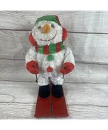 Gemmy Seasonal Skier Snowman Christmas vintage Parts Or Repair Read Desc... - €16,84 EUR